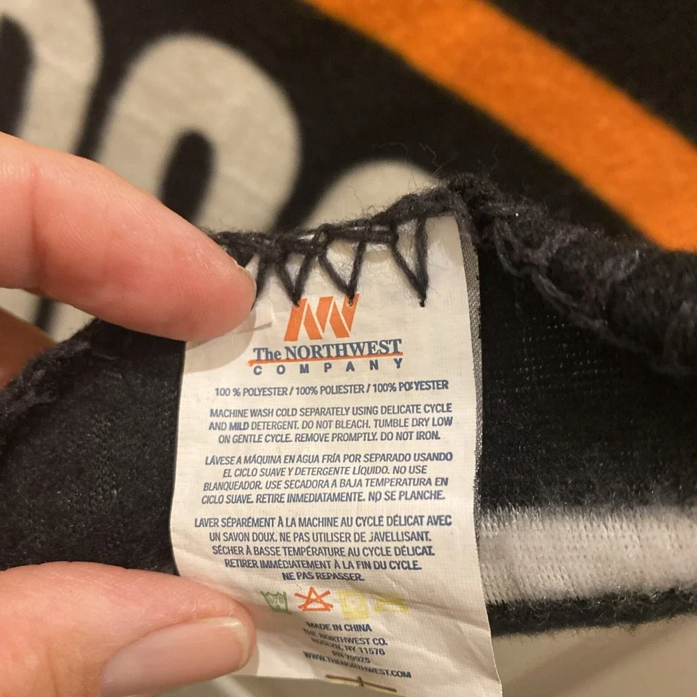 Harley‎ Davidson Fleece Blanket Northwest Company Stadium Throw 62x48